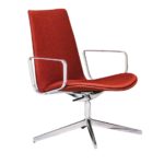 Enea's  Lottus Lounge High Swivel Armchair by Lievore Alther Molina