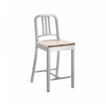 Emeco's  Navy Counter Stool Wood by Emeco