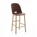 Emeco's  Alfi Counter Stool High Back by Jasper Morrison