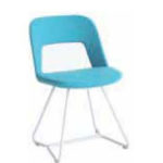  Arco Sled Base Chair by Francesco Rota