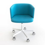 Lapalma's  Cut Adjustable Chair With Casters by Francesco Rota