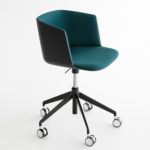 Lapalma's  Cut Inclined Leg Adjustable Chair With Casters by Francesco Rota
