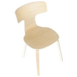 Lapalma's Fedra Wooden Legs Chair by Leonardo Rossano