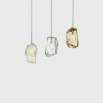 Lasvit's Crystal Rock( Pendant/Cluster of 3) by Arik Levy