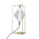 Lasvit's  Clover / Table Lamp/gold + sandblasted by Michael Young