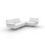  FLAT Corner Sofa Left by Jorge Pensi Design Studio