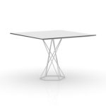 Vondom's  Inox Table (Stainless Steel) by Ramon Esteve