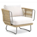 Varaschin's  BABYLON LOUNGE CHAIR by GIOPATO & COOMBES