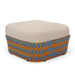 Varaschin's KENTE POUF by PHILIPPE BESTENHEIDER