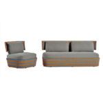 Varaschin's  KENTE SOFA by CALVI AND BRAMBILLA