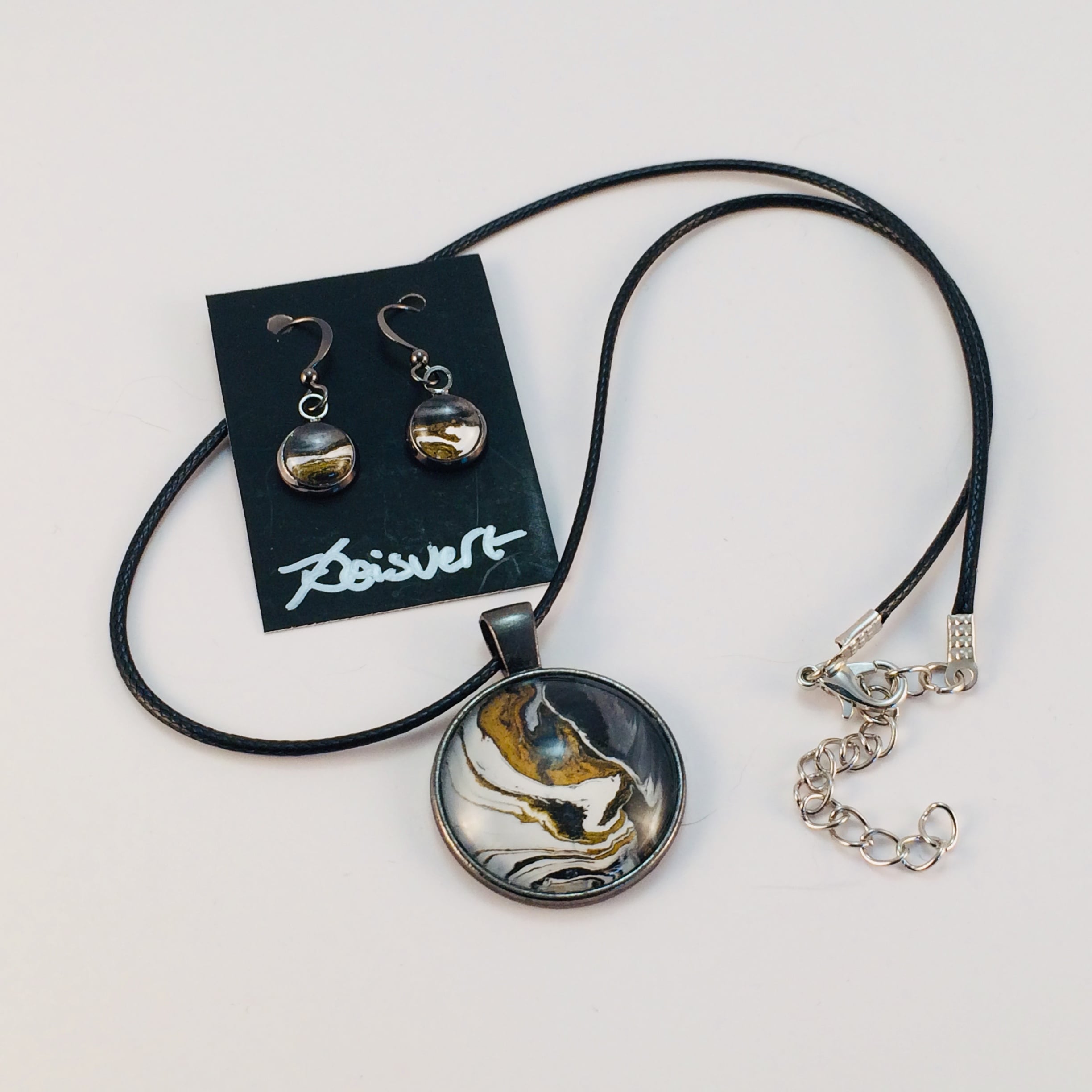 Ensemble #2 - Collier et boucles d'oreilles