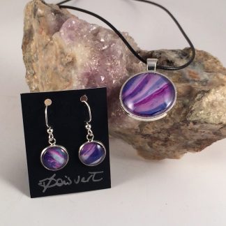 Ensemble # 52 - Collier et boucles d'oreilles