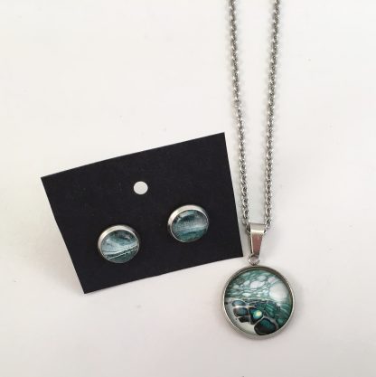 Ensemble collier et boucles d’oreilles # 2