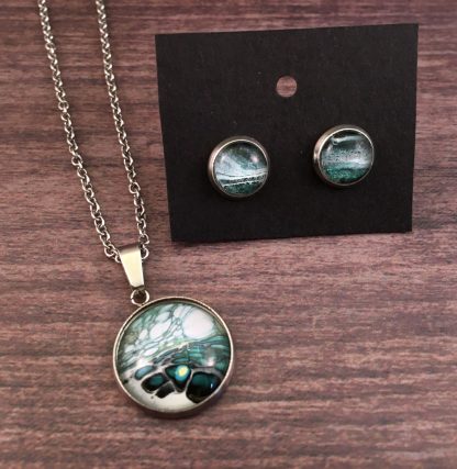 Ensemble collier et boucles d’oreilles # 2 – Image 4
