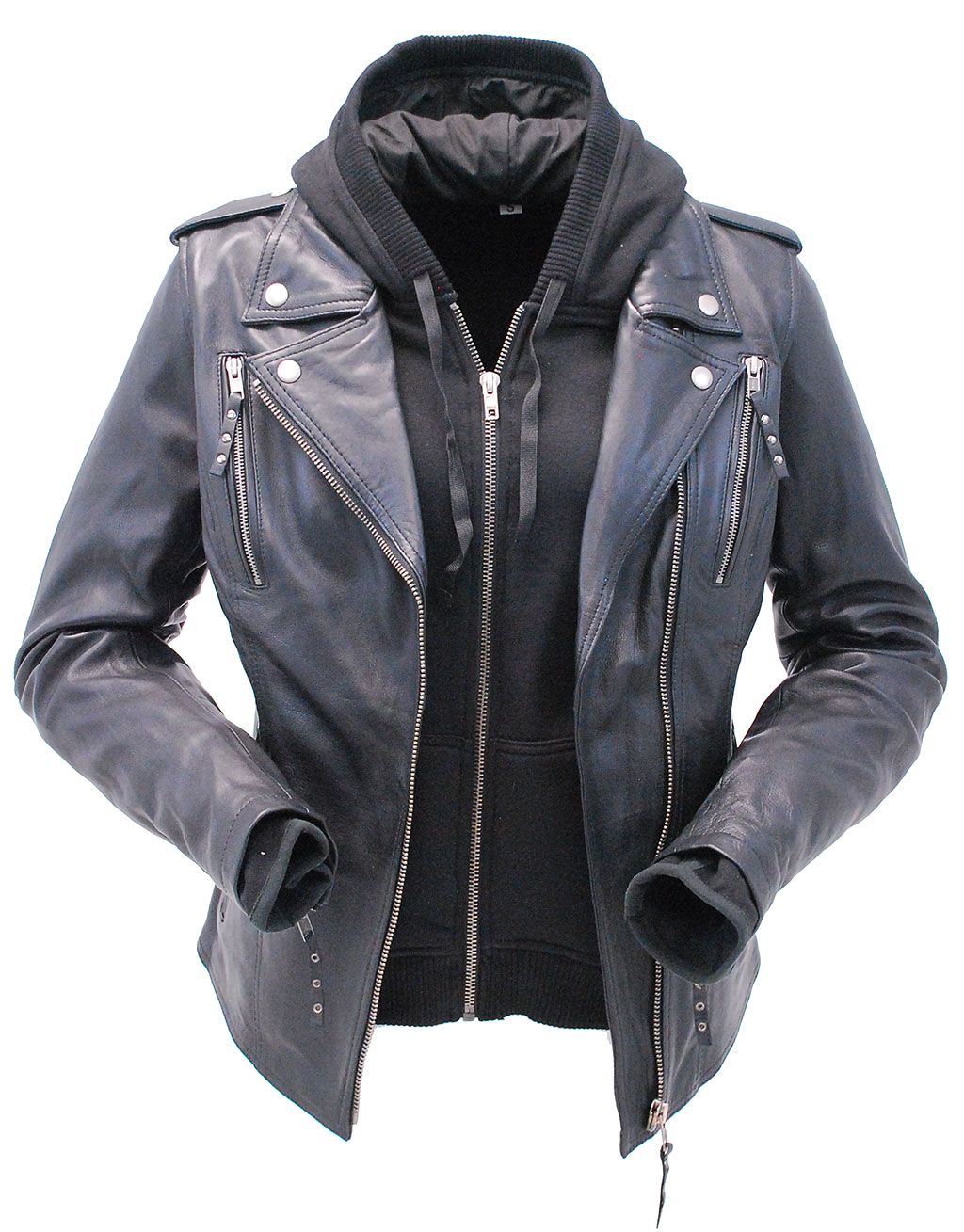 Big & Tall Leather Motorcycle Jacket #M727ZT - Jamin Leather®