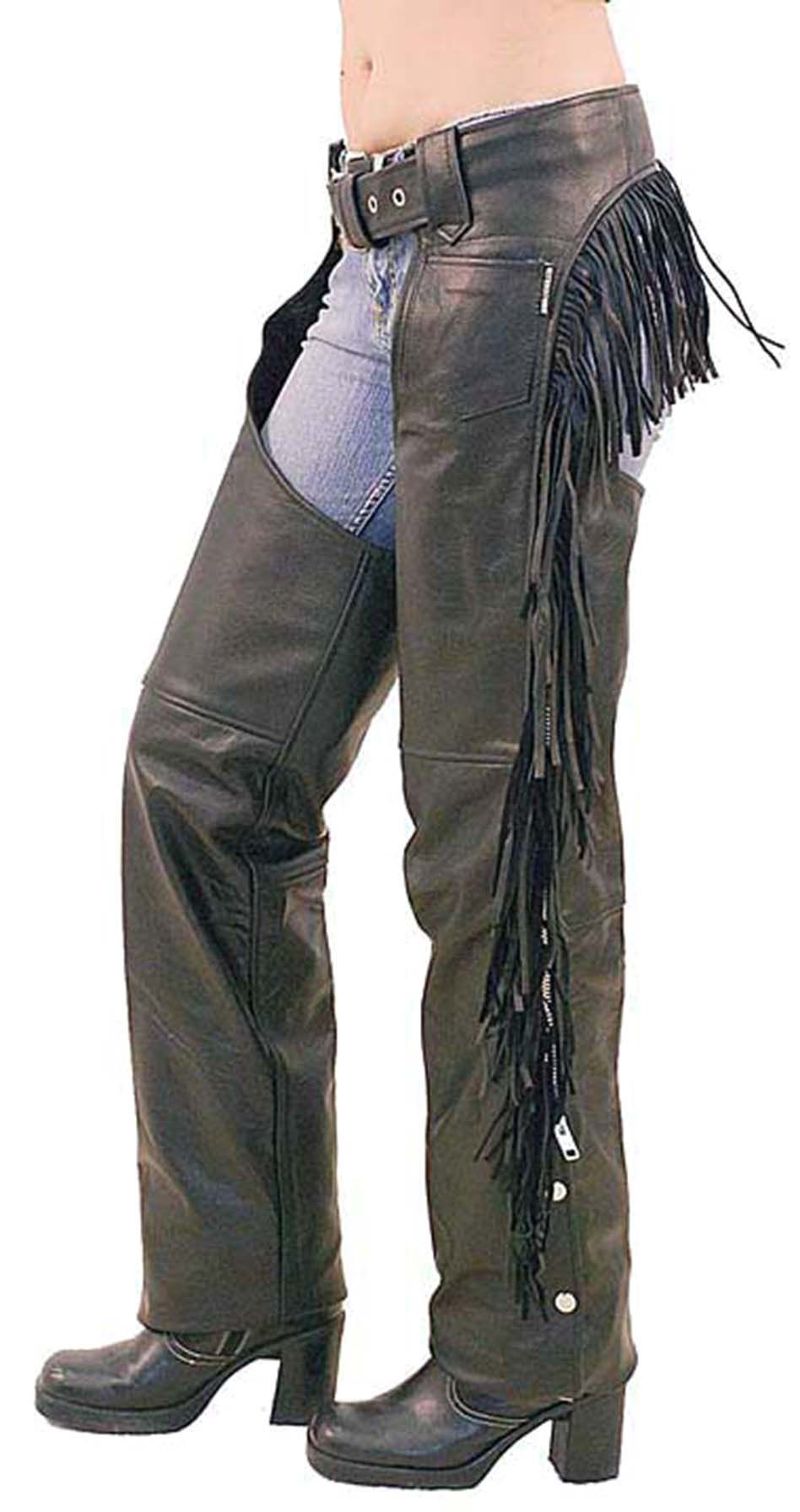 RAINLEGS ride chaps / bike chaps BLACK