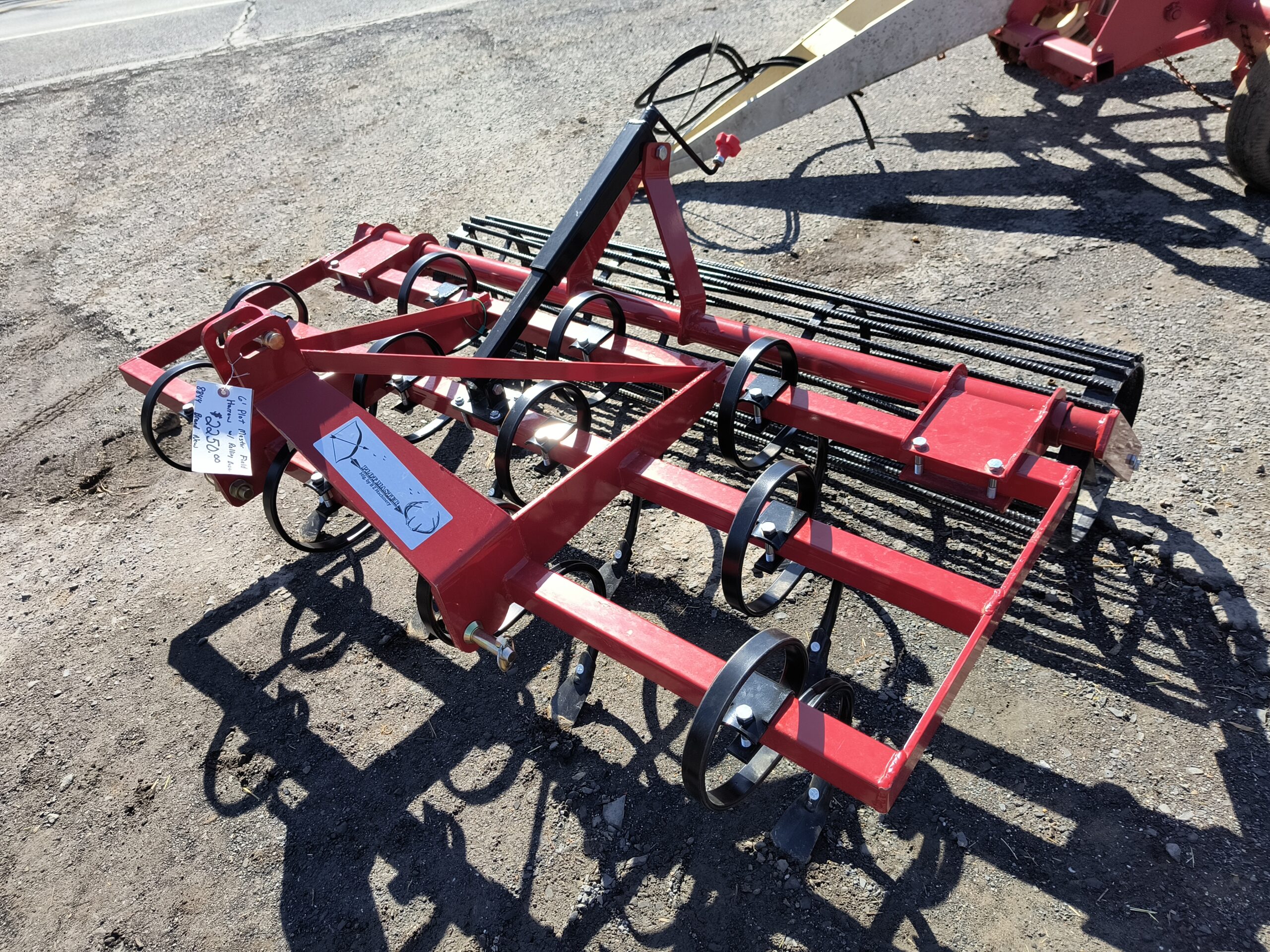 8844 6' Plot Master Field Harrow w/Rolling Basket $2250.00