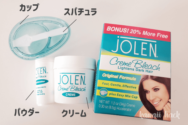 JOLENの眉ブリーチ剤