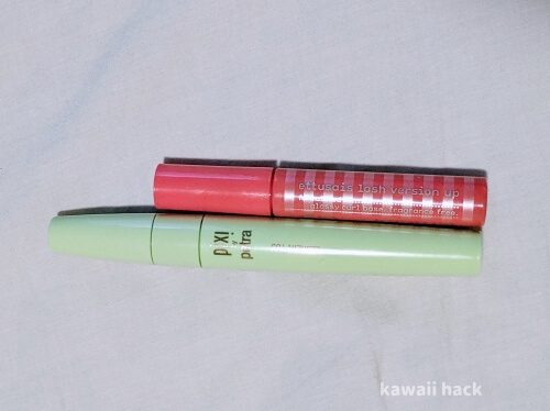 pixiマスカラ大きさ比較