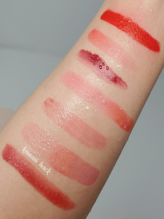 ペリペラ ティント7種類比較