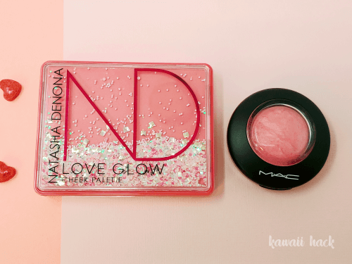 Natasha denona love glow cheek palette size compare