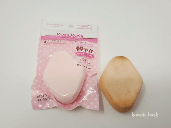 ロージーローザ ダイヤ型パフ