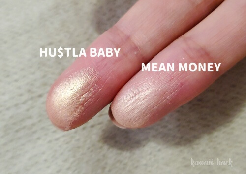 MEAN MONEY / HU$TLA BABY swatch