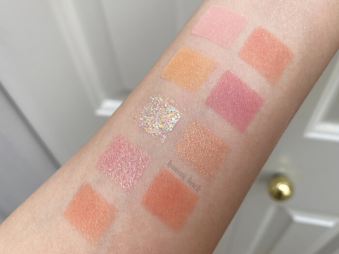 colourpop miss bliss swatches
