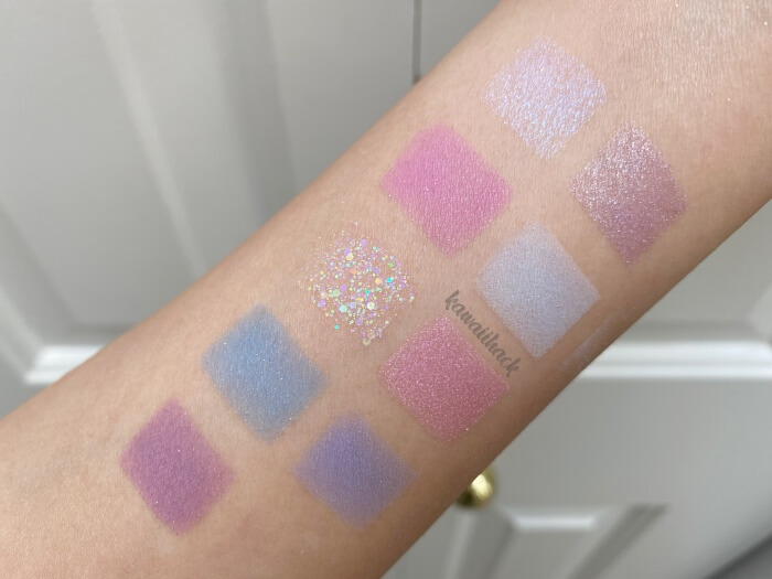 colourpop in a trance swatches