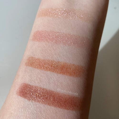 シャーロットティルブリー Pillow talk luxury palette of pops スウォッチ