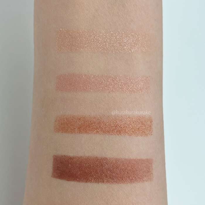 シャーロットティルブリー Pillow talk luxury palette of pops スウォッチ