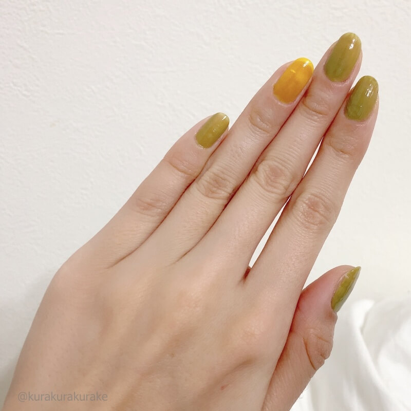 My sister トリートメントネイルカラー 色モチ