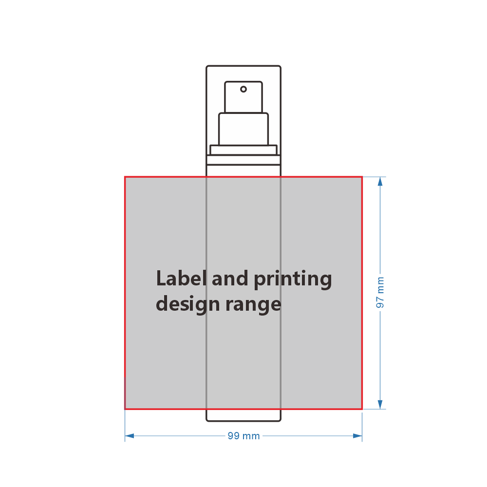 50ml White PETG Bottle - Image 3