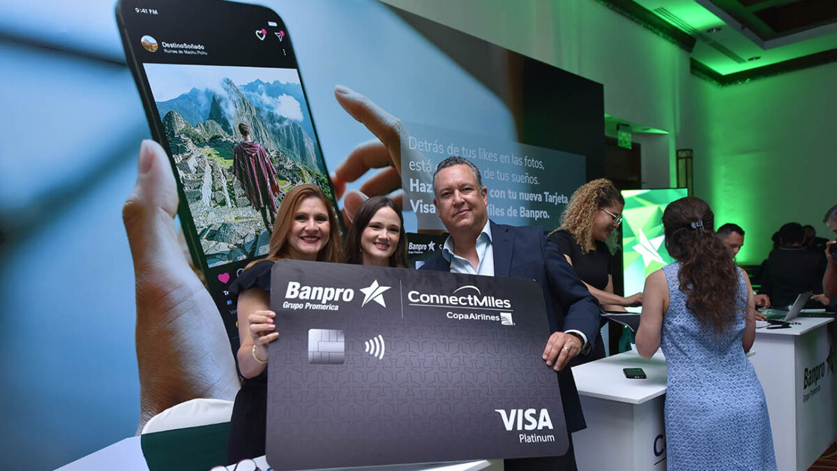 Banpro, Visa y ConnectMiles lanzan su nueva tarjeta de crédito