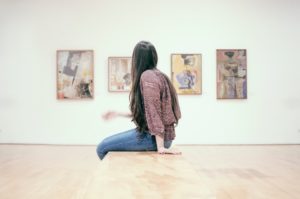 Girl at Museum in Bogota