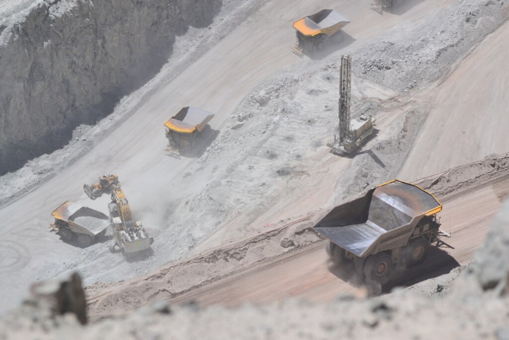 A photo of a mine in Chile, where getting a mining permit is the first step towards harnessing the market