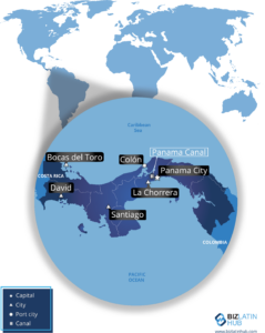 Mapa de Panama y su ubicación en el mundo. Información util para registrar una empresa en Panama