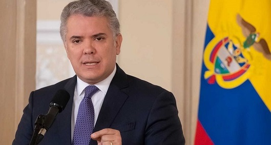Ivan Duque, president of Colombia, where a tax reform was recently passed