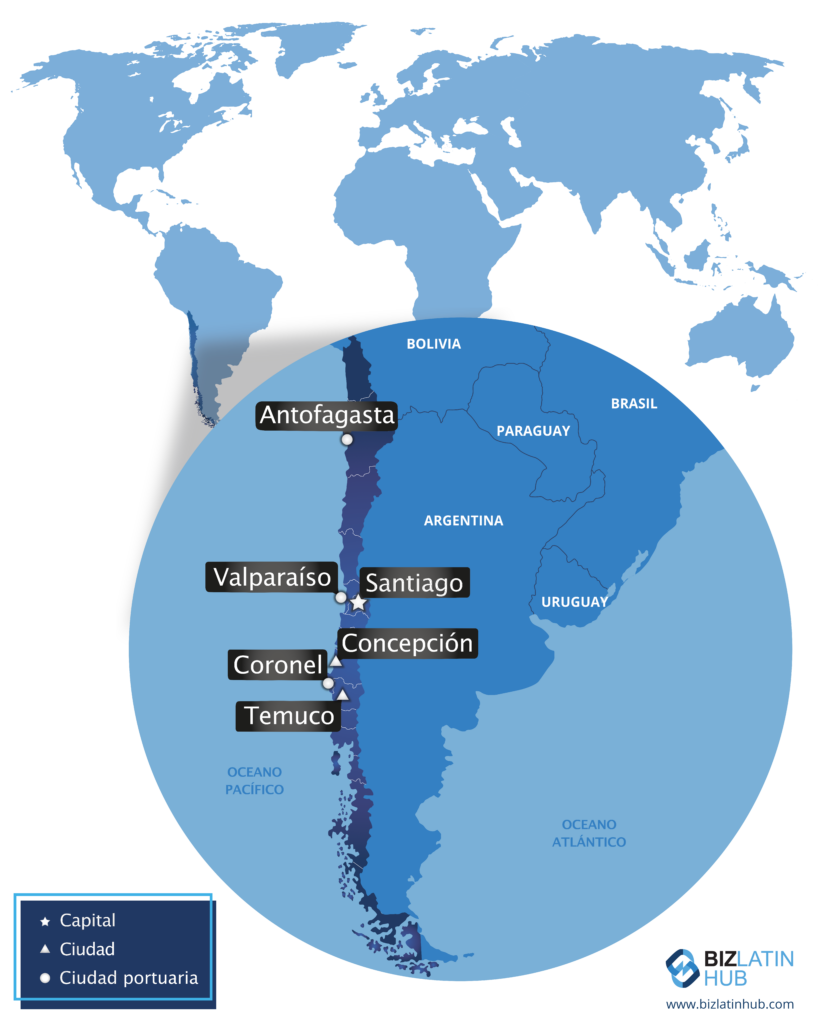 Ubicación geográfica de Chile