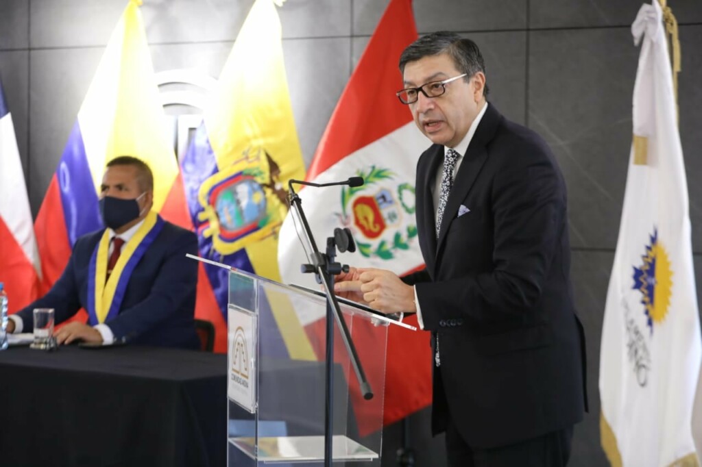 Andean Community Secretary-General Jorge Hernando Pedraza, who said the new trademark database is part of the sub-region's digital transformation
