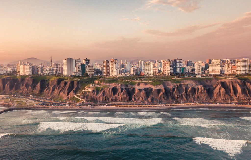 A stock image of the coast near Lima, the capital of Peru, where you will need to secure the services of a good attorney if you plan to invest