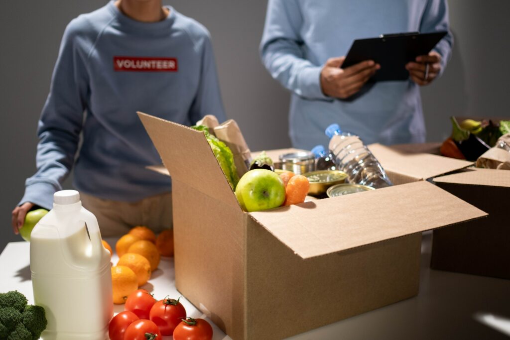 A stock image of charity workers to accompany article on how to start an NGO in Chile