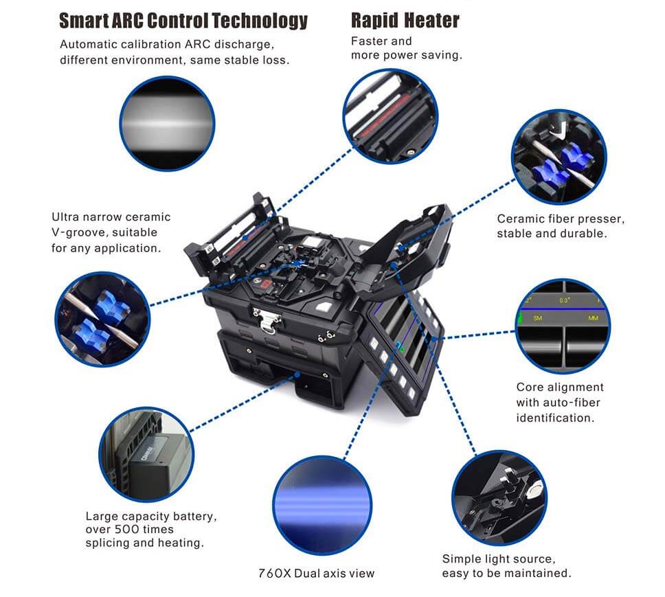 Comway c10s splicer features