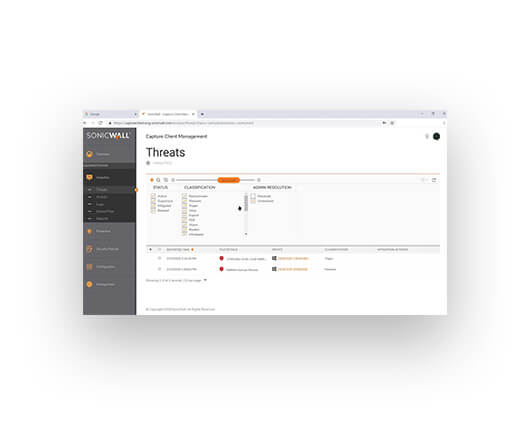 Sonicwall Endpoint Detection and Response