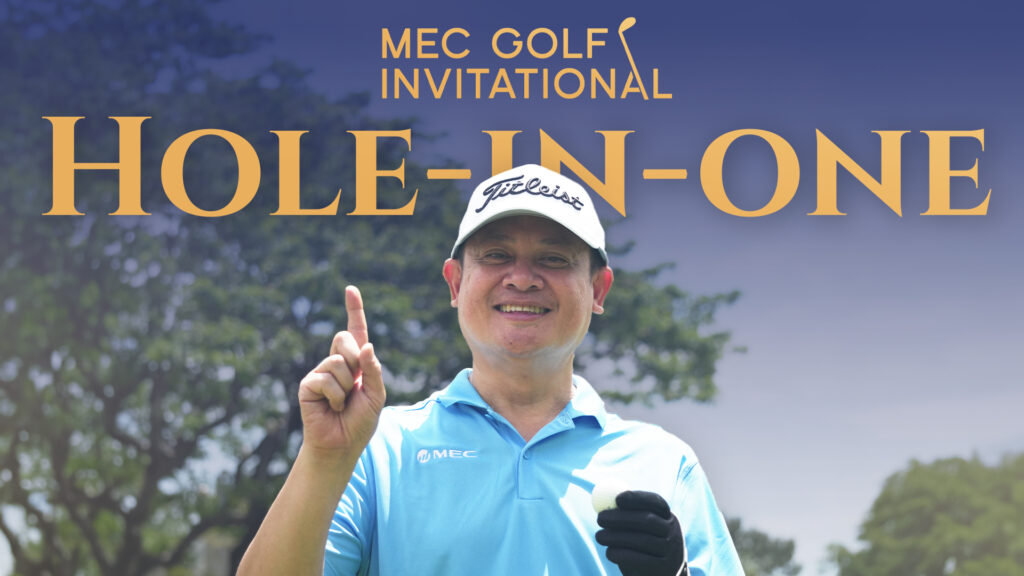 MEC Golf Invitational hole-in-one winner, Mr. Arthur "Art" San Gabriel.