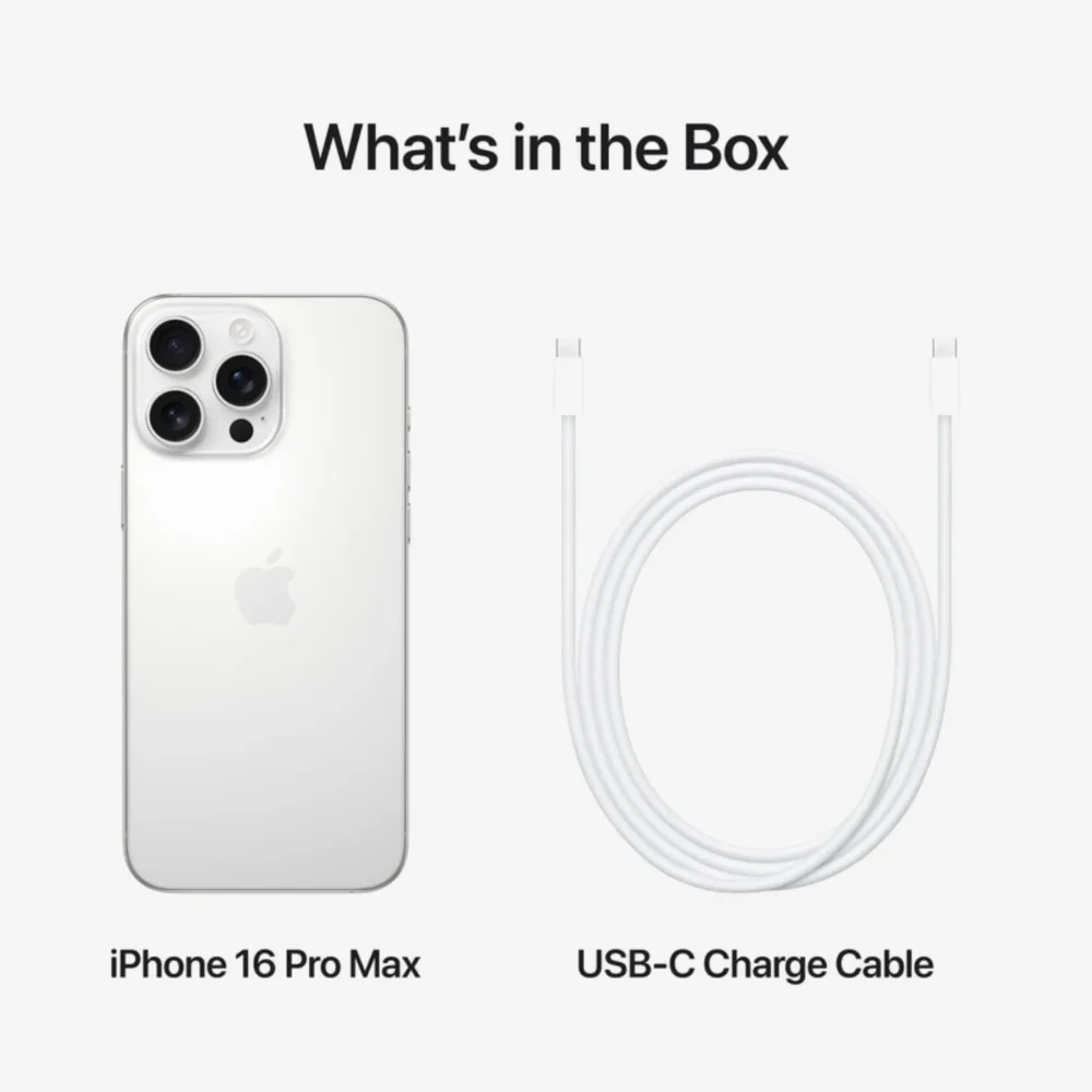 iPhone 16 Pro Max White Titanium