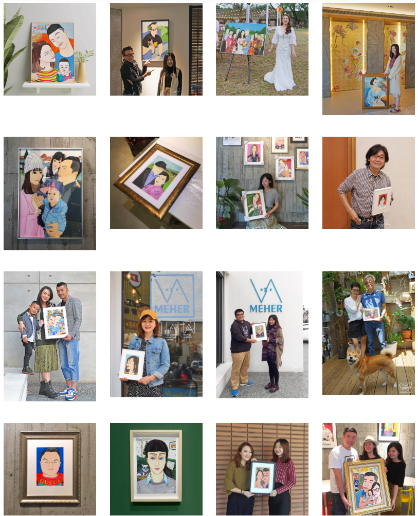 MIEUI-LIN-PORTRAIT-collector 收藏人物畫作品