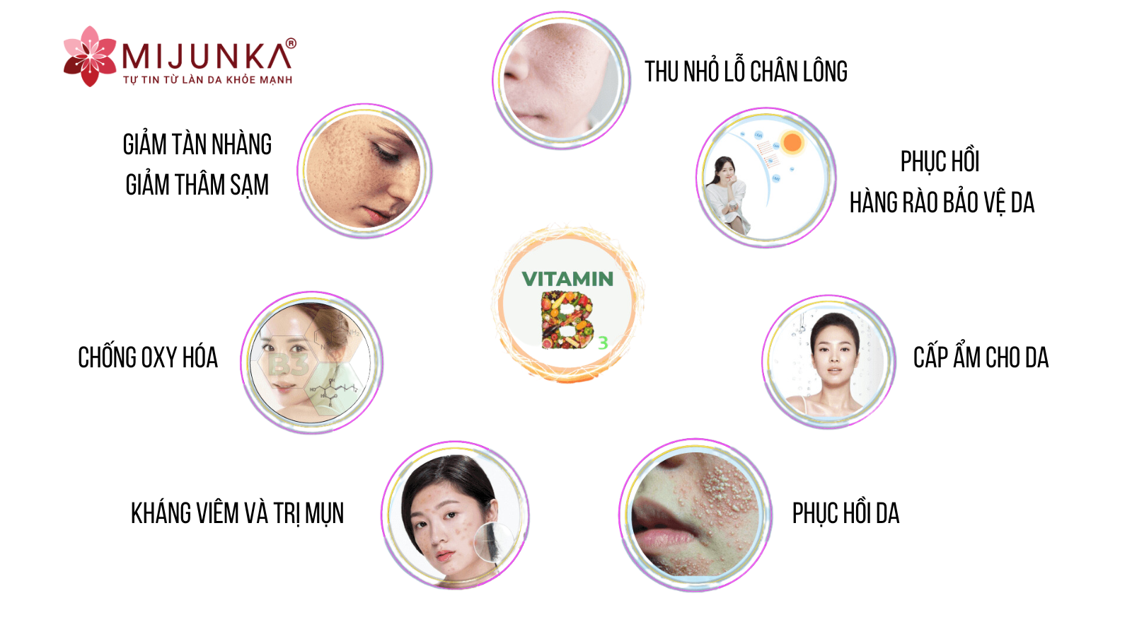 Công dụng của vitamin B3