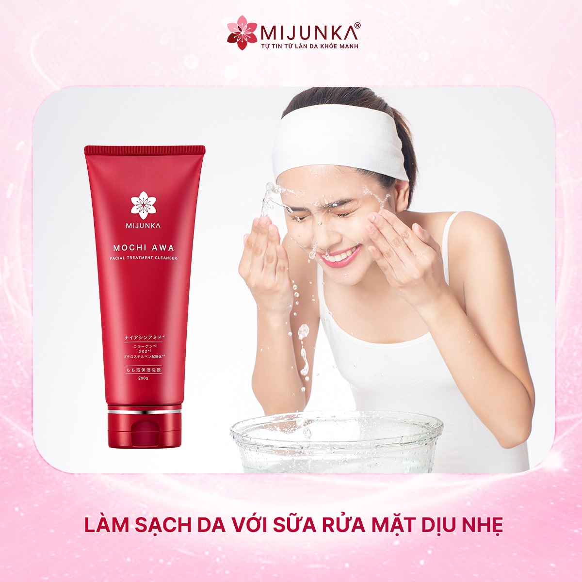 Sữa rửa mặt Mijunka