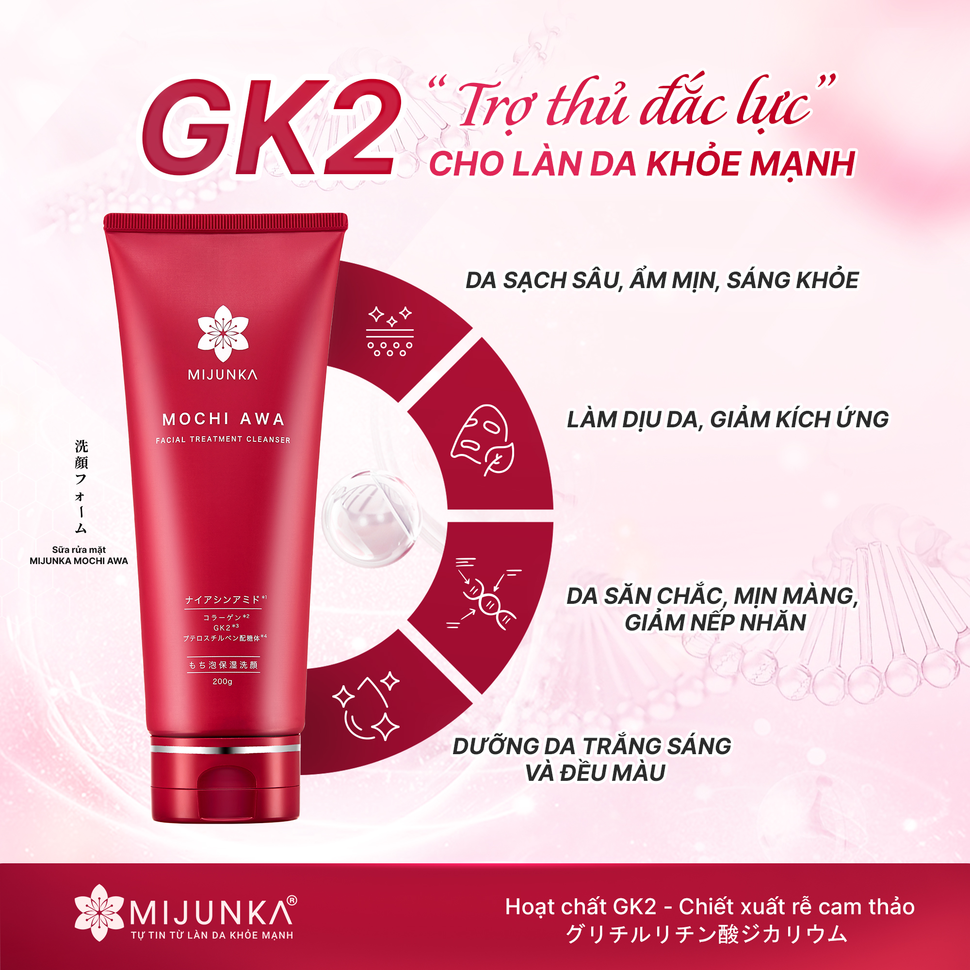 sữa rửa mặt MIJUNKA